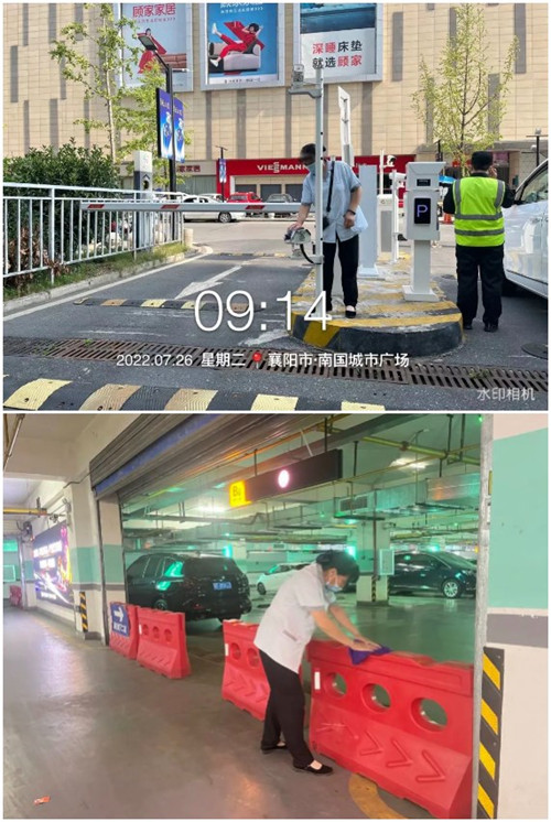 襄陽南國城市廣場-保潔項(xiàng)目工作現(xiàn)場